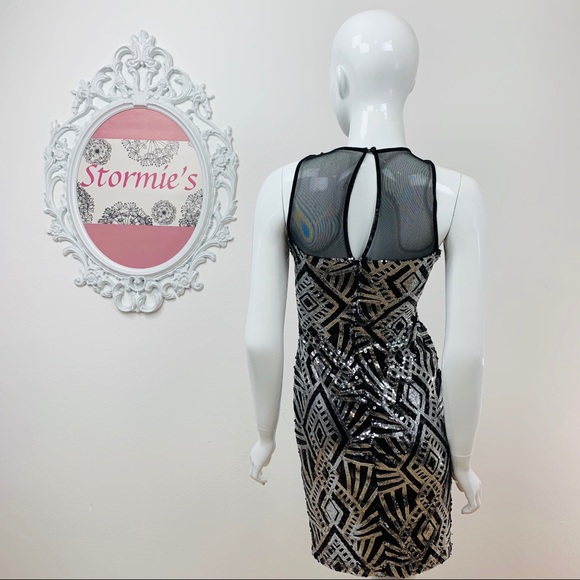 Bisou Bisou Dresses & Skirts - Bisou Bisou ,Michele Bohbot | Black Sequin Dress